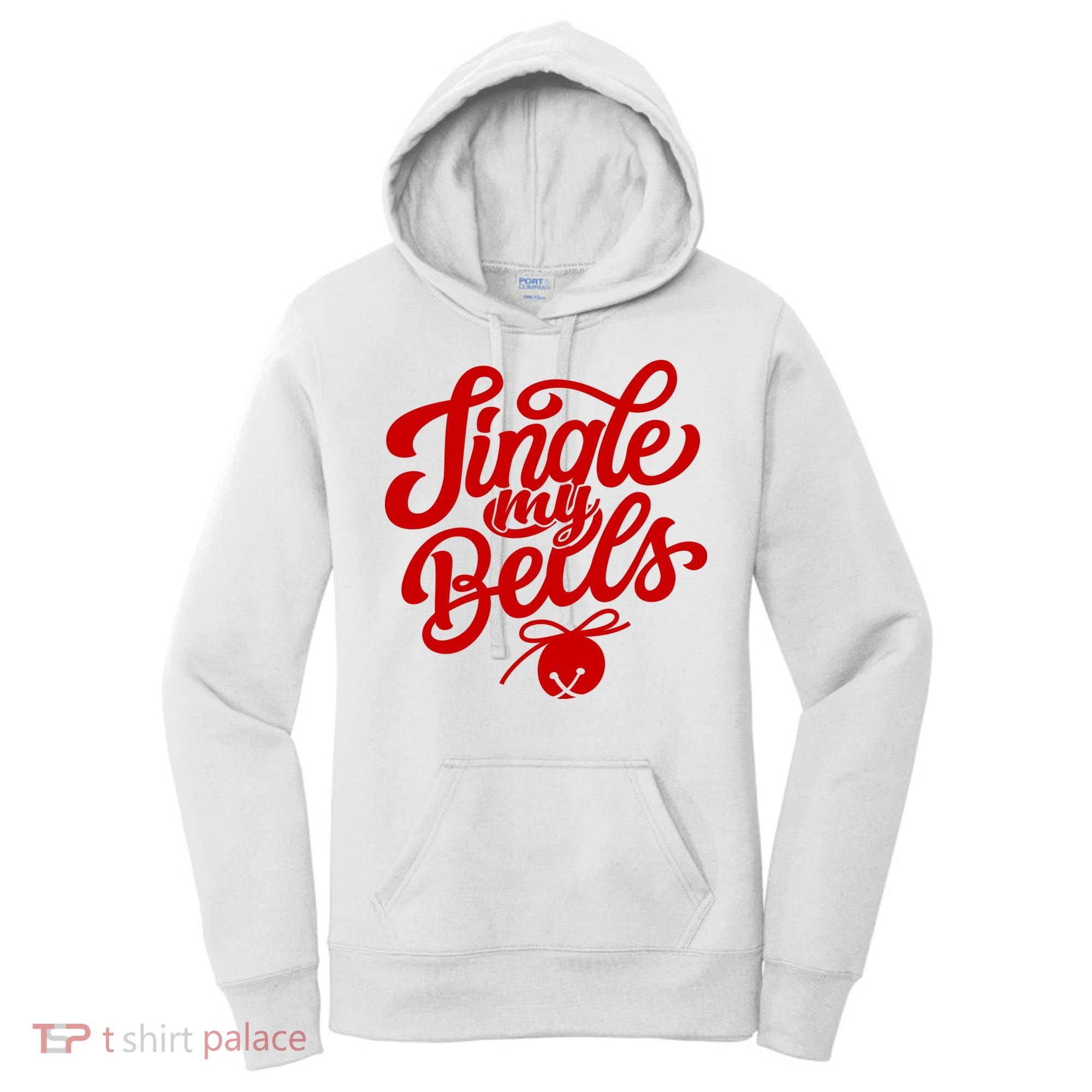 Jingle My Bells Funny Christmas Holiday Women's Hoodie
