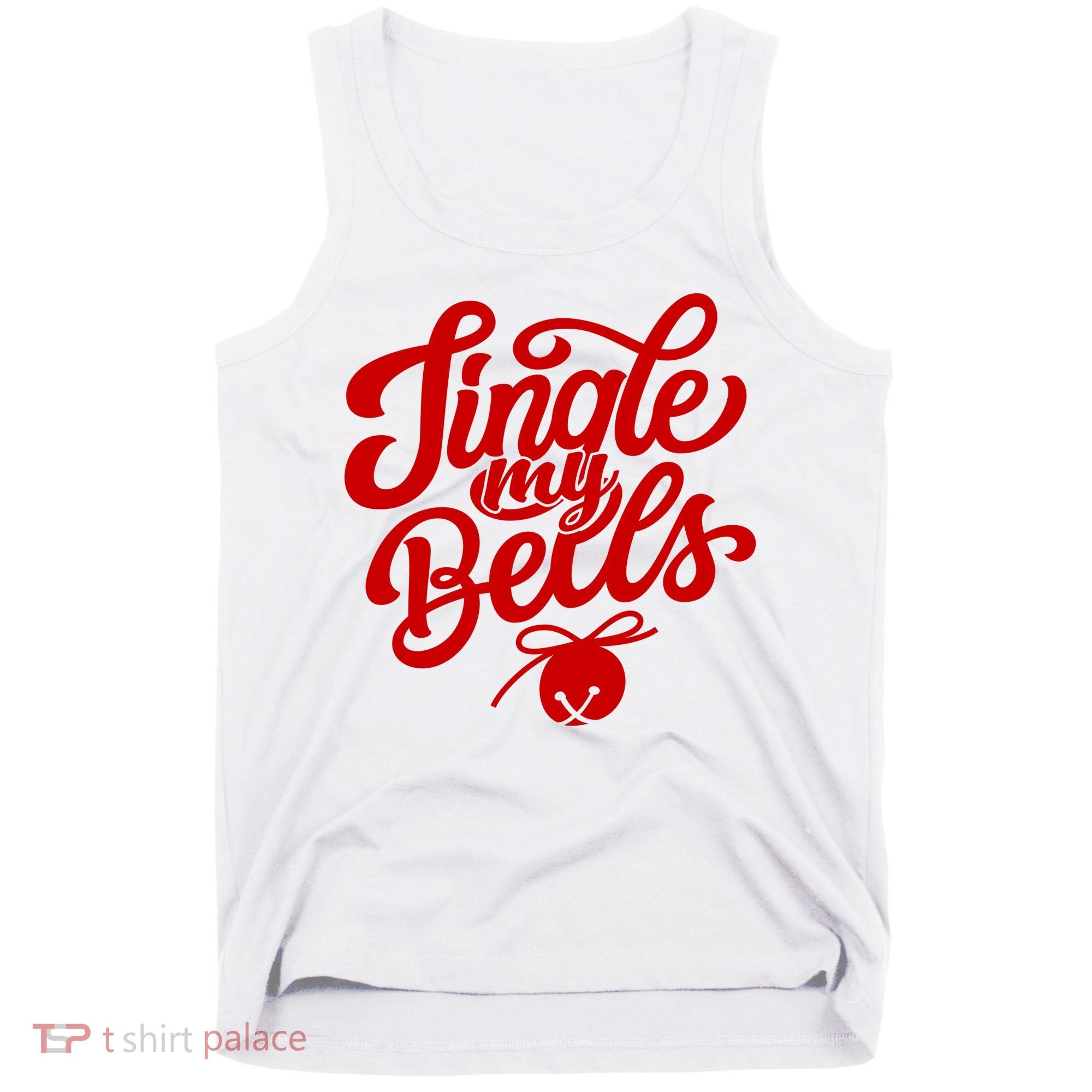 Jingle My Bells Funny Christmas Holiday Tank Top