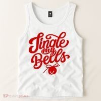 Jingle My Bells Funny Christmas Holiday Tank Top thumb 2