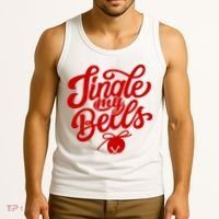 Jingle My Bells Funny Christmas Holiday Tank Top thumb 3
