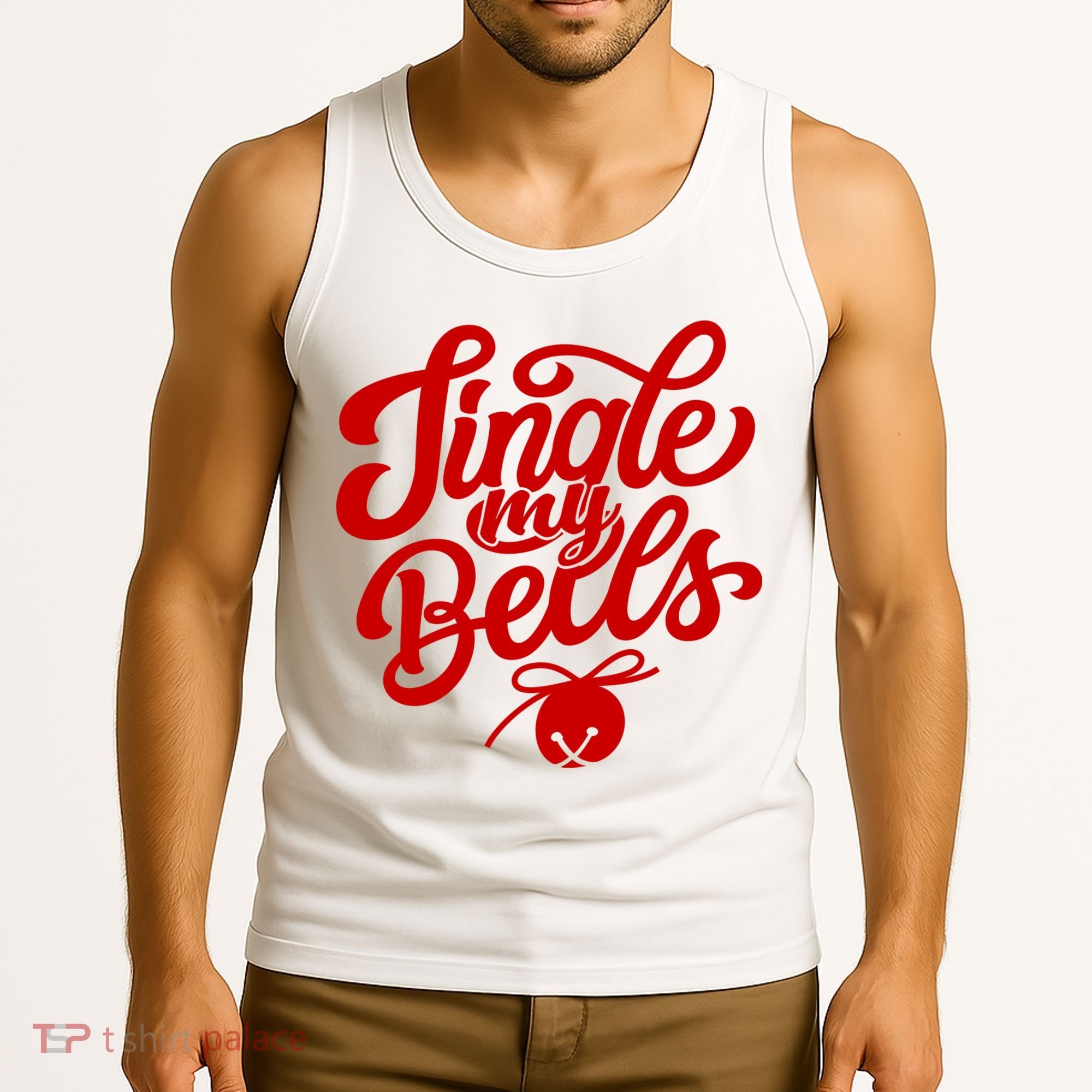 Jingle My Bells Funny Christmas Holiday Tank Top