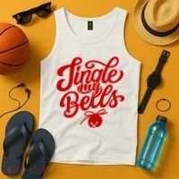 Jingle My Bells Funny Christmas Holiday Tank Top thumb 4