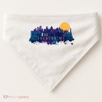 Jackson Mississippi City USA-Made Doggie Bandana thumb 0