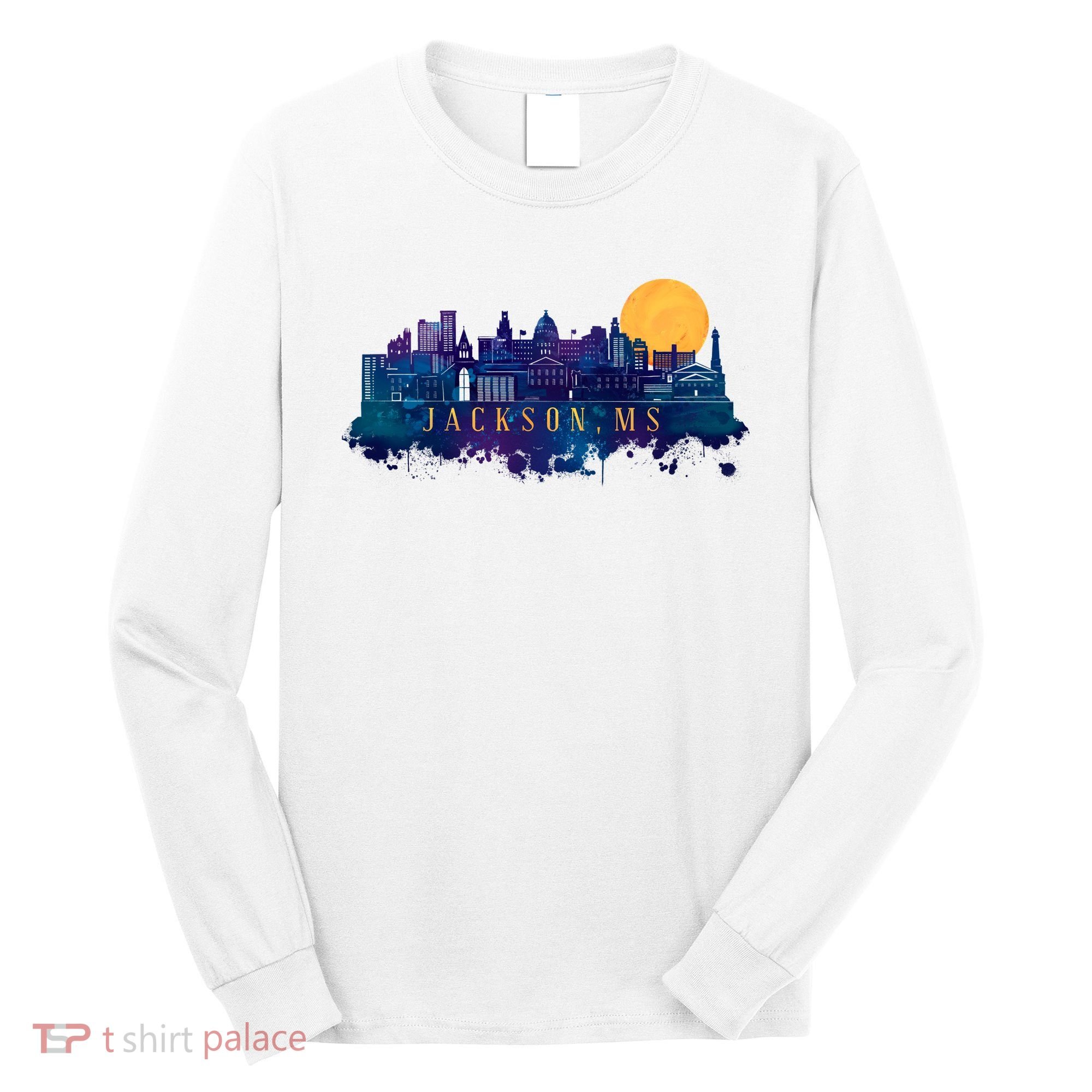 Jackson Mississippi City Long Sleeve Shirt