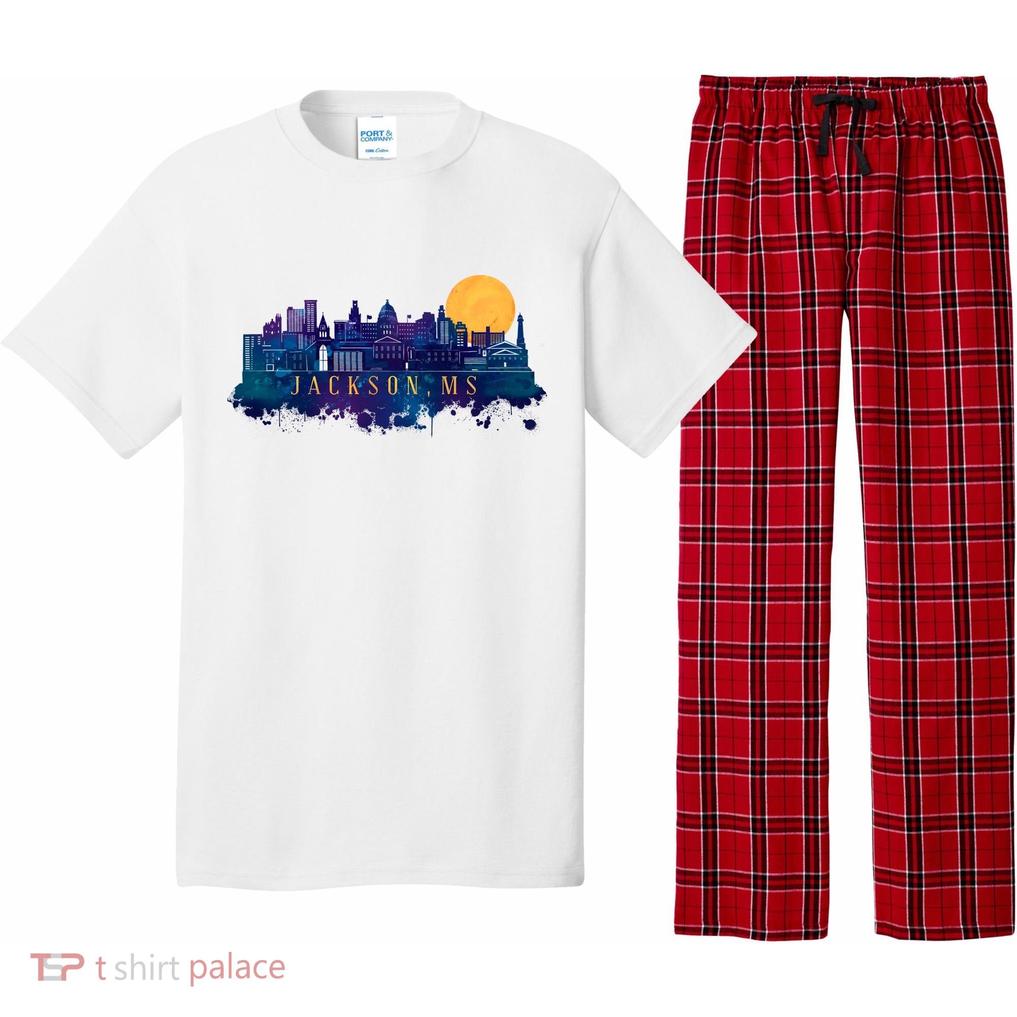 Jackson Mississippi City Pajama Set
