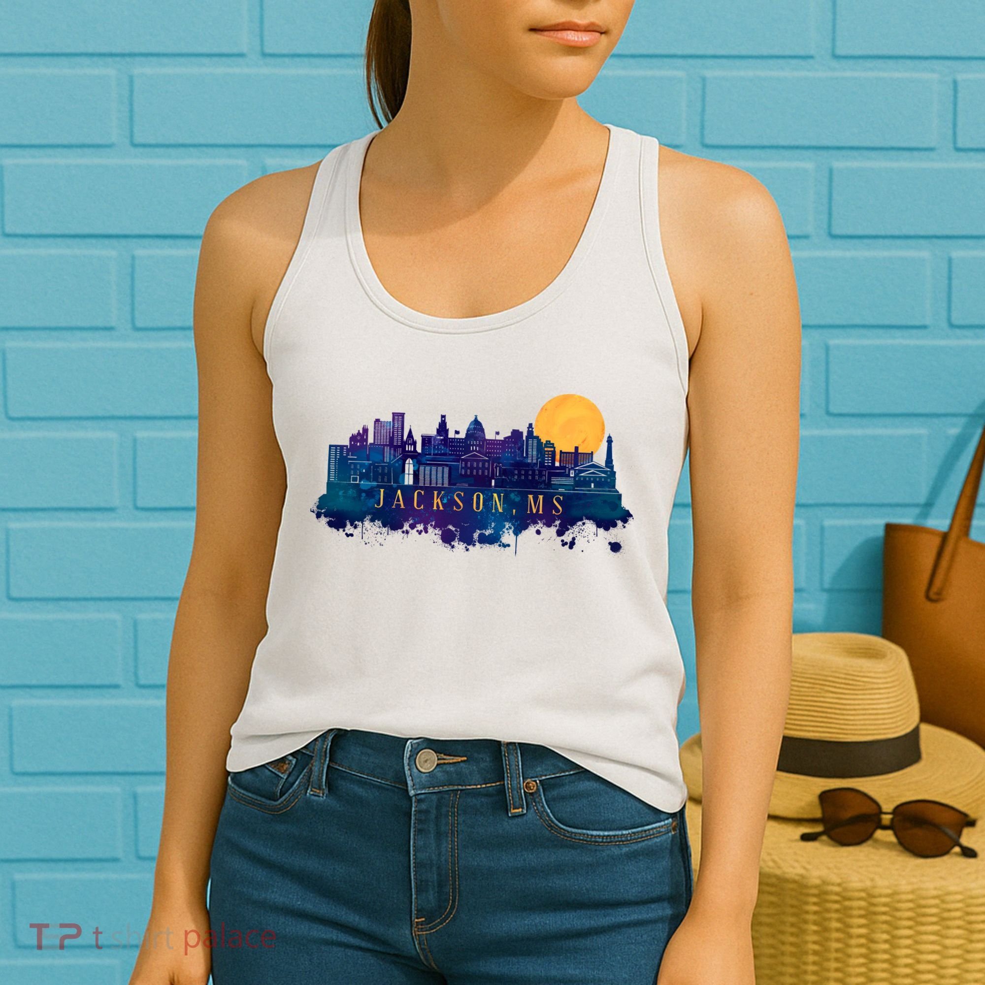 Jackson Mississippi City Women's Tank Top