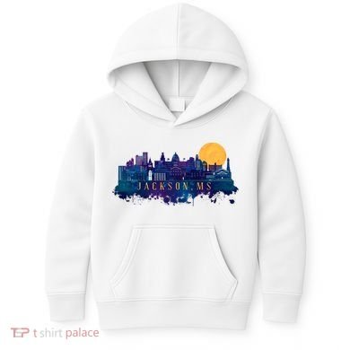Jackson Mississippi City Kids Hoodie