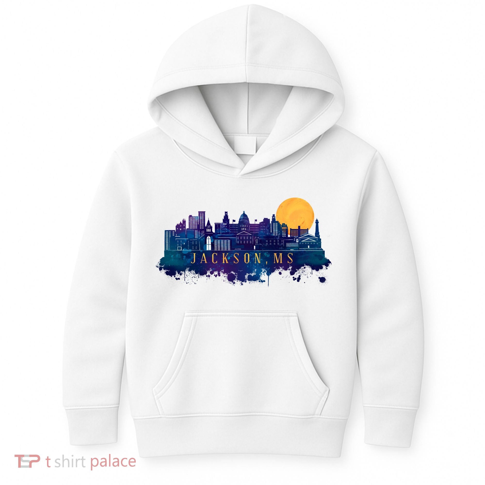 Jackson Mississippi City Kids Hoodie