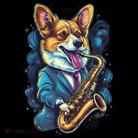 Jazz Musician Corgi Dog Saxophone Coffee Mug thumb 5
