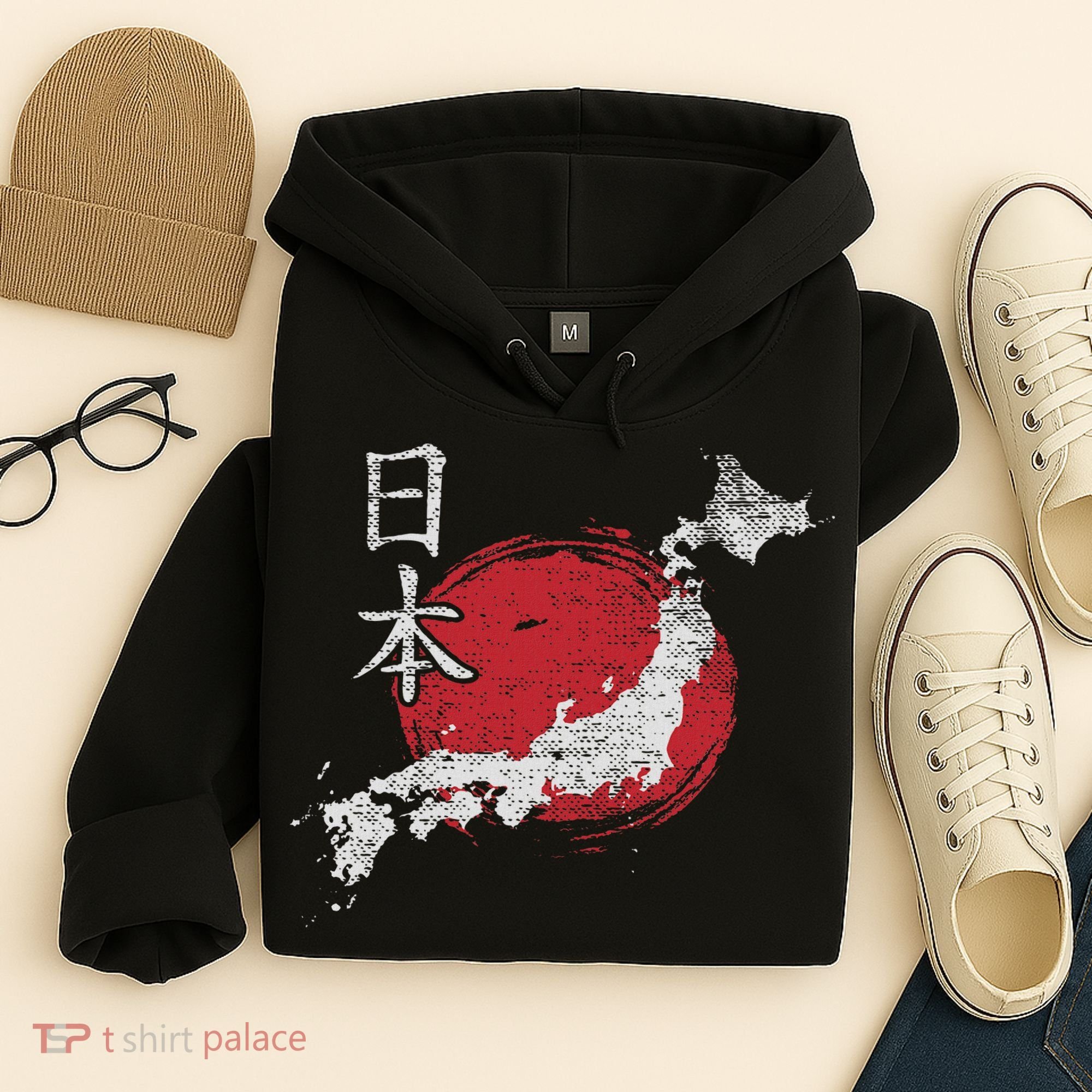 Japan Map Country Map Japanese Lover Gift For Women Hoodie