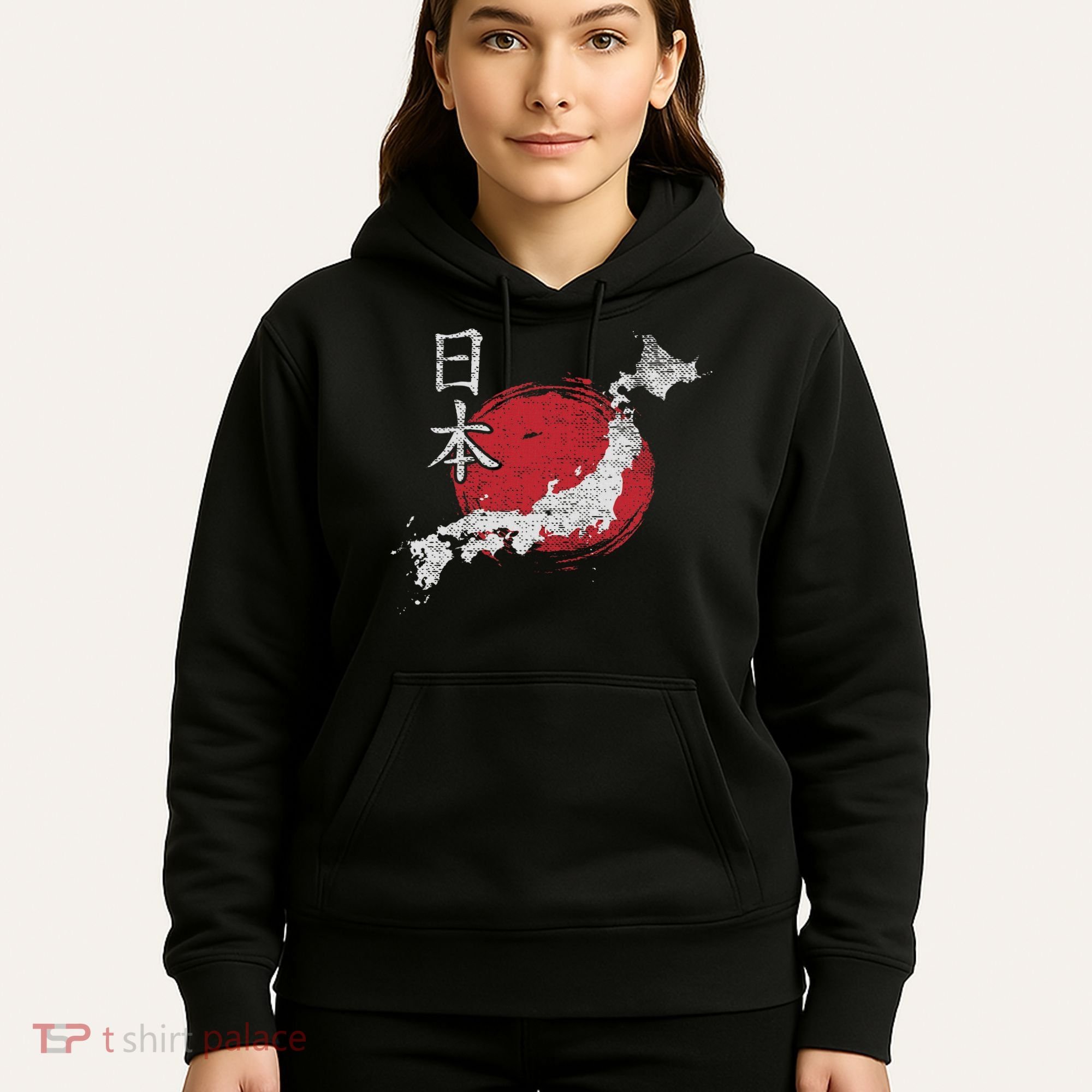 Japan Map Country Map Japanese Lover Gift For Women Hoodie