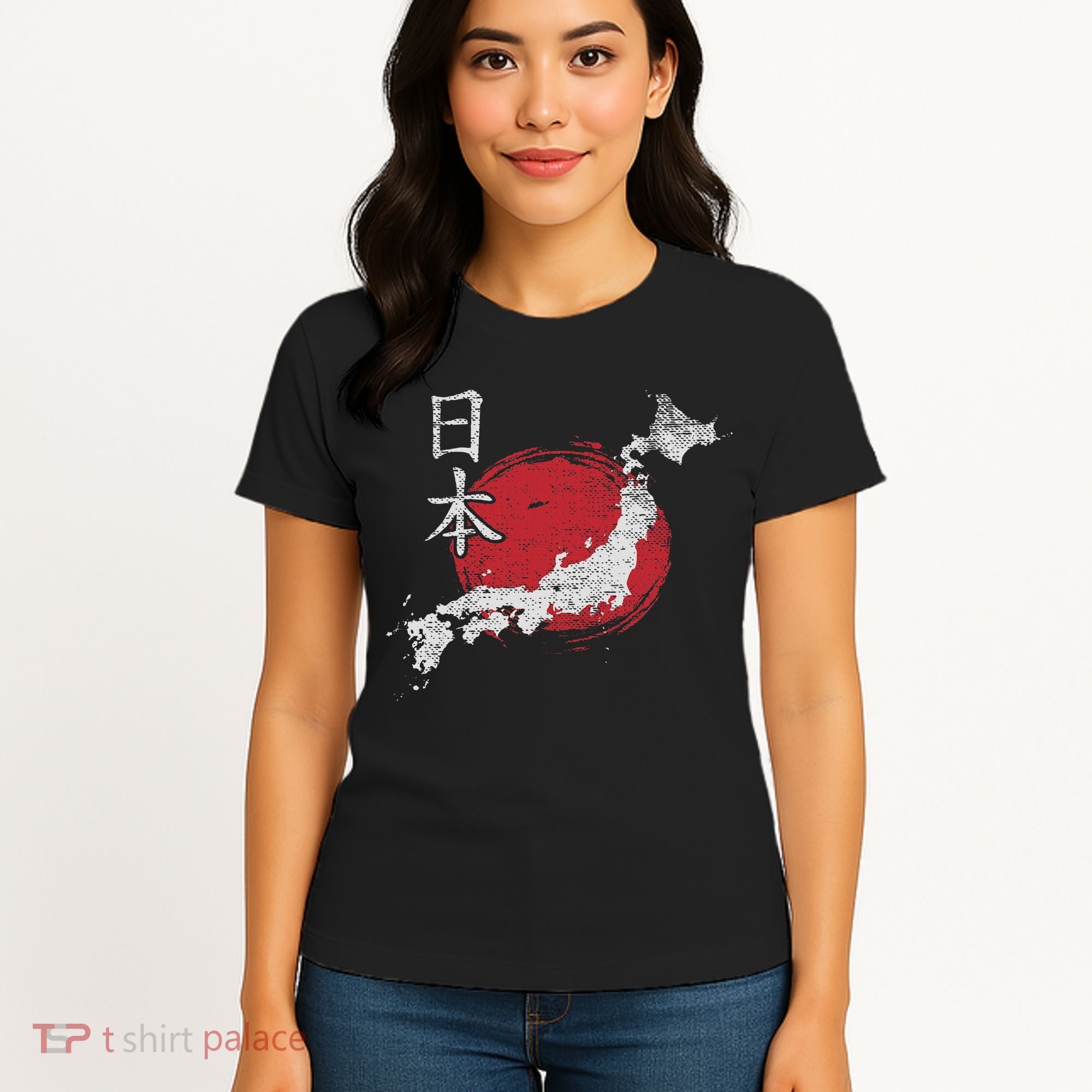 Japan Map Country Map Japanese Lover Gift For Women Women's T-Shirt