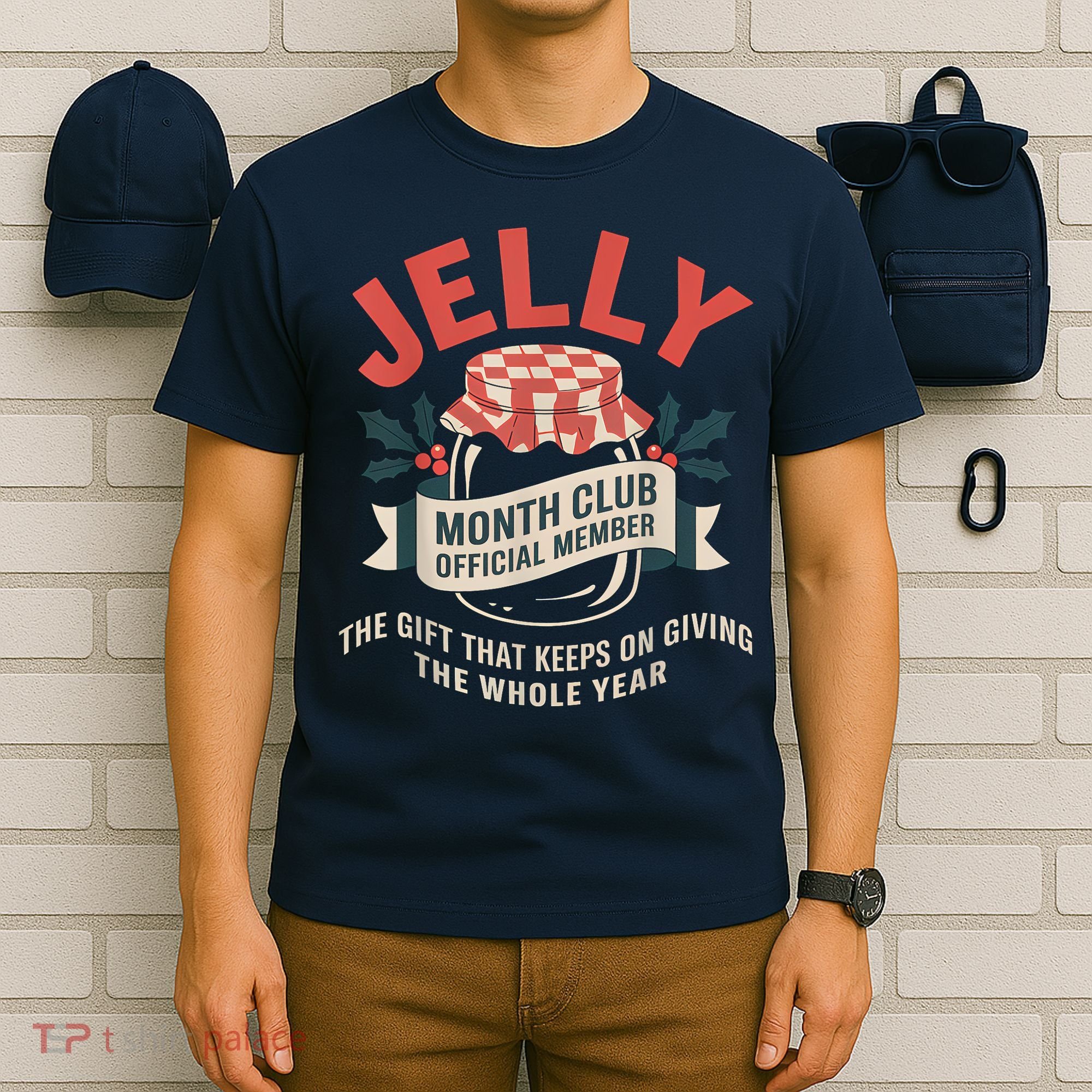 Jelly Month Club Member Funny Foodie Gift Idea T-Shirt