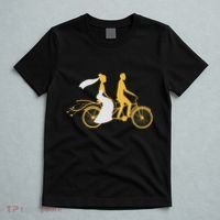 Just Married Couple Tandem Bike Wedding Anniversary Marriage T-Shirt thumb 5