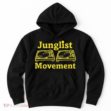 Junglist Movement Dj Turntables Hoodie