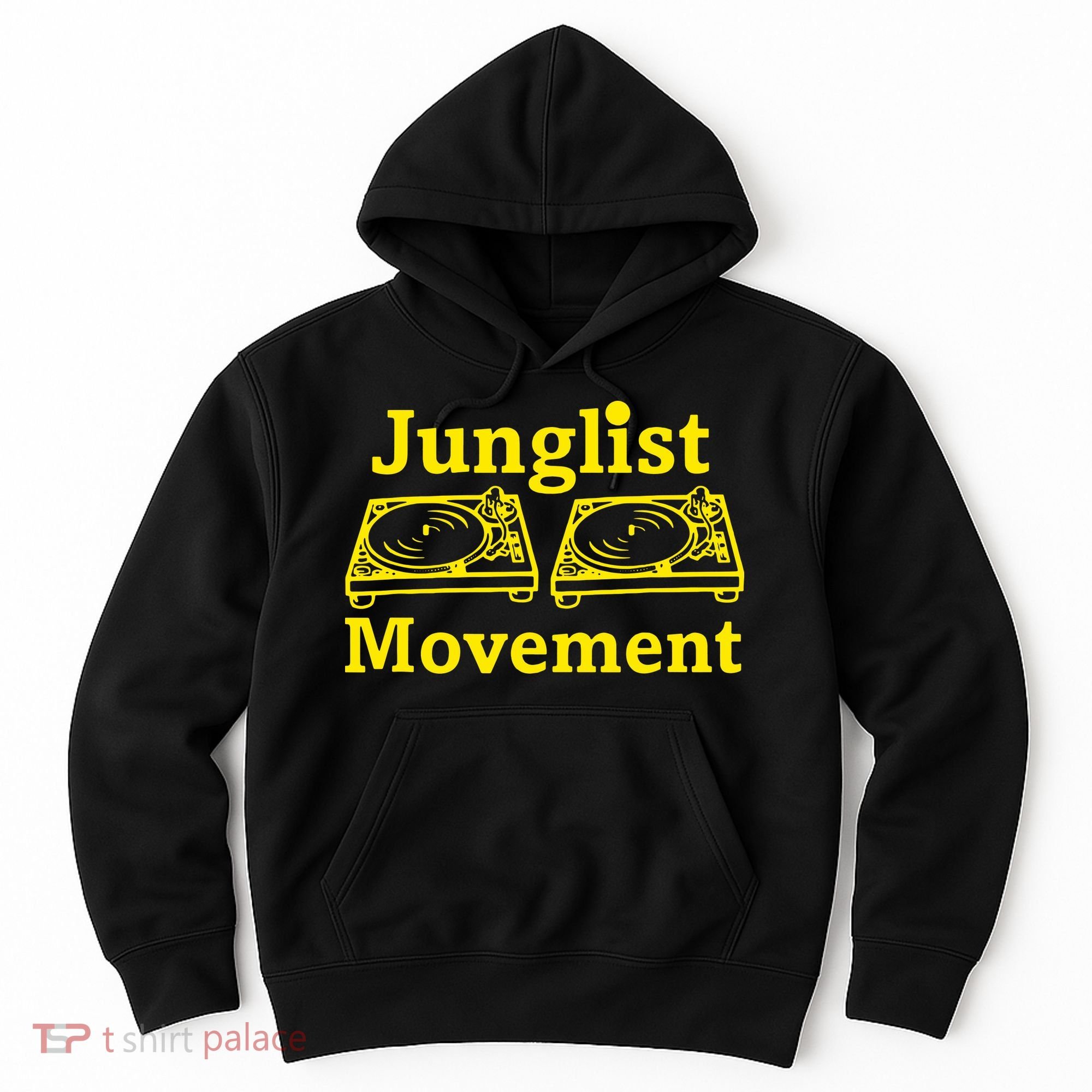 Junglist Movement Dj Turntables Hoodie