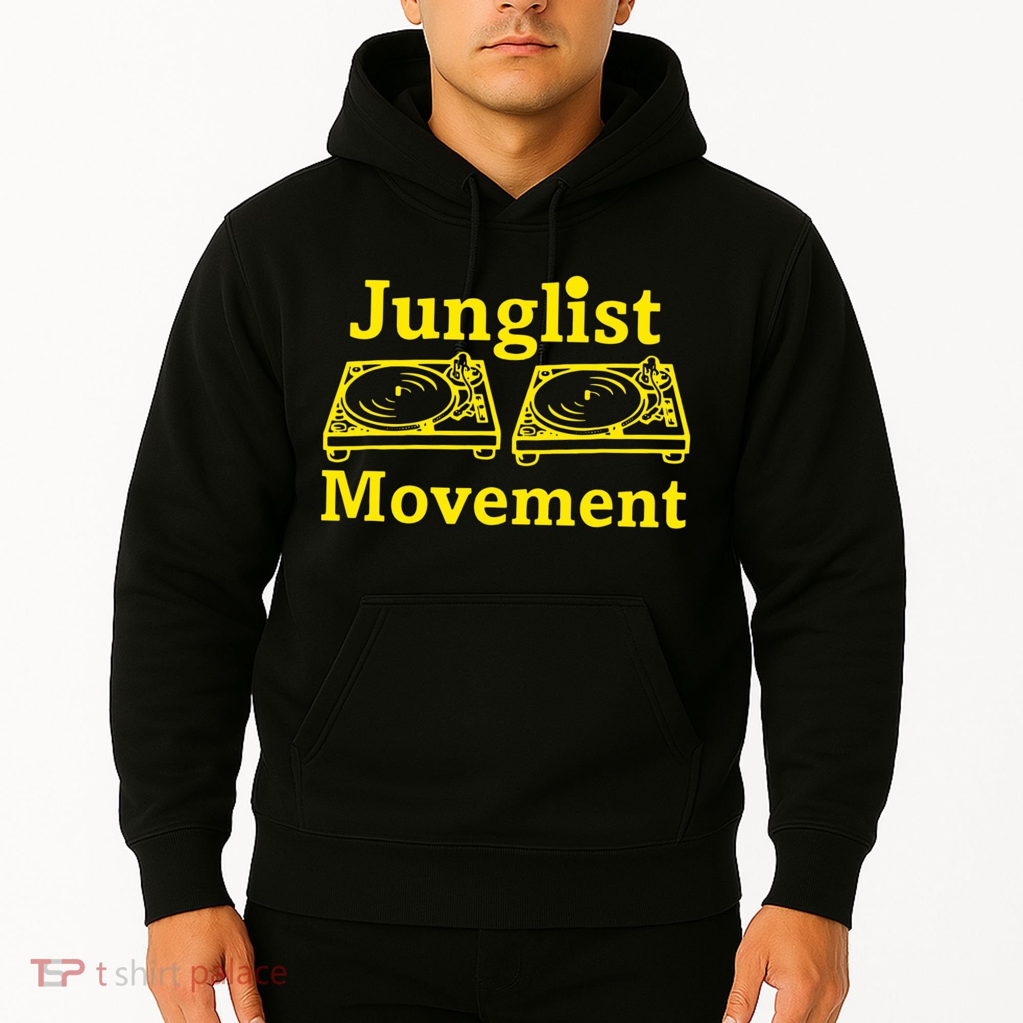 Junglist Movement Dj Turntables Hoodie