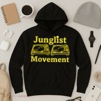 Junglist Movement Dj Turntables Hoodie thumb 3
