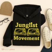 Junglist Movement Dj Turntables Hoodie thumb 4