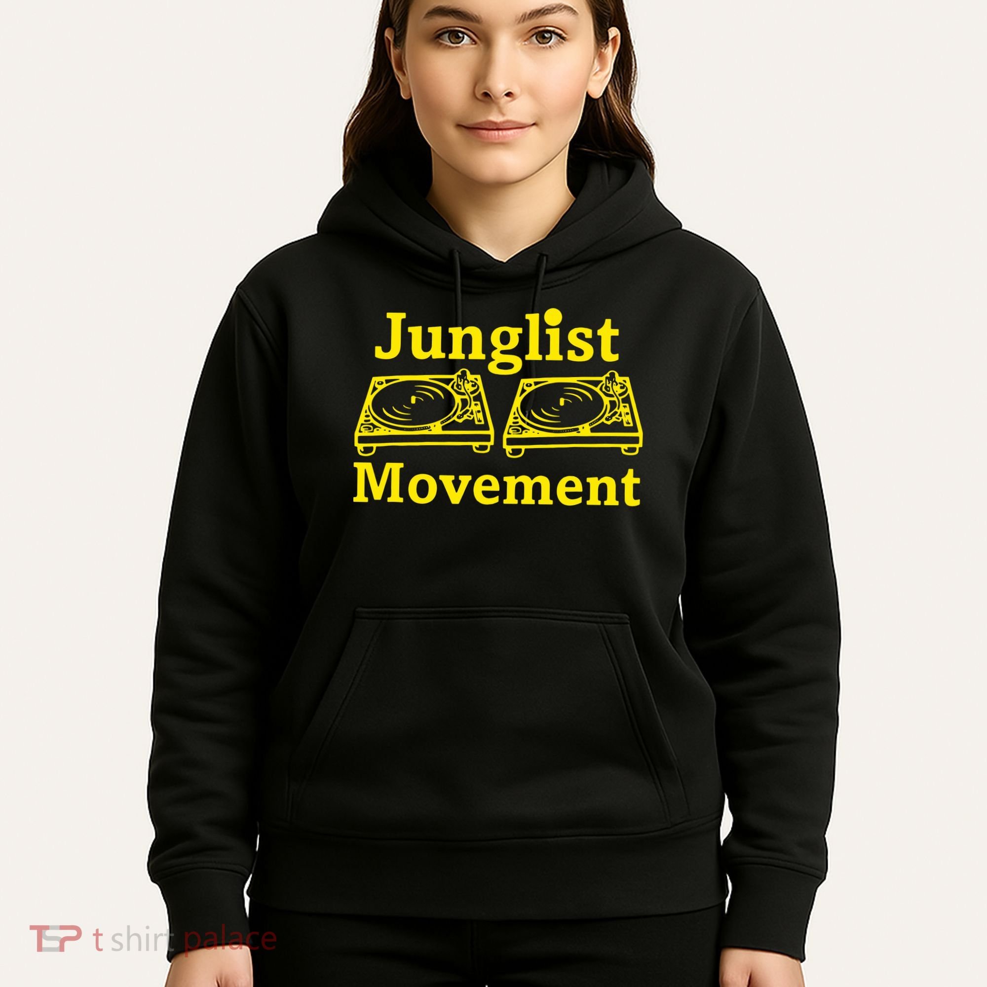 Junglist Movement Dj Turntables Hoodie