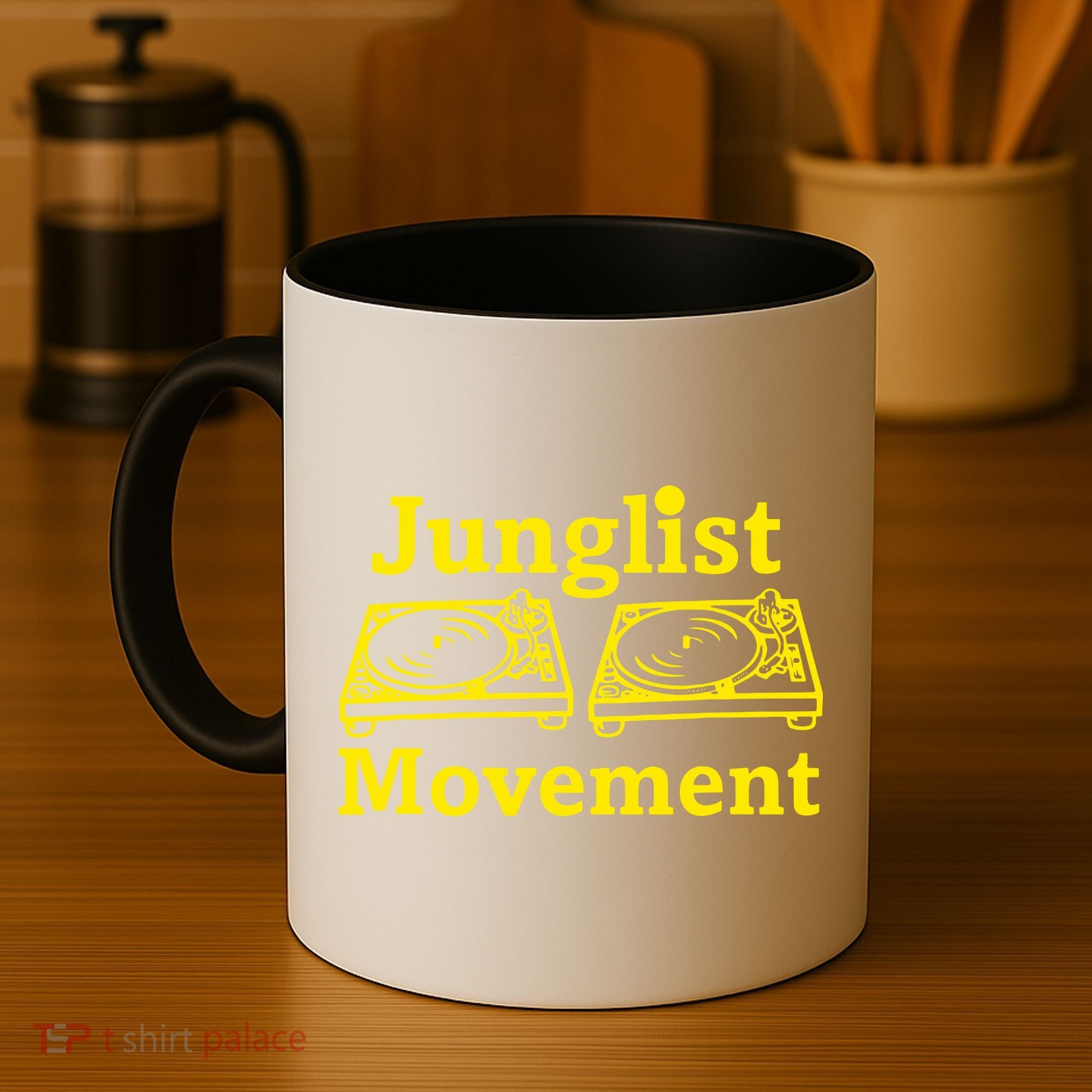 Junglist Movement Dj Turntables Coffee Mug