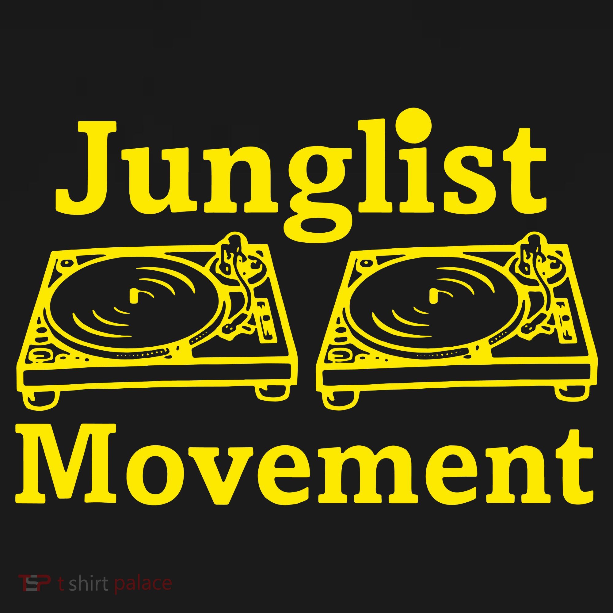 Junglist Movement Dj Turntables Youth Performance Sprint T-Shirt
