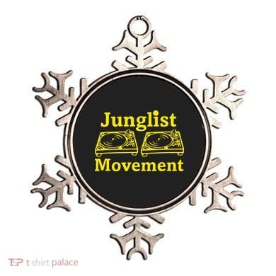 Junglist Movement Dj Turntables Ornament