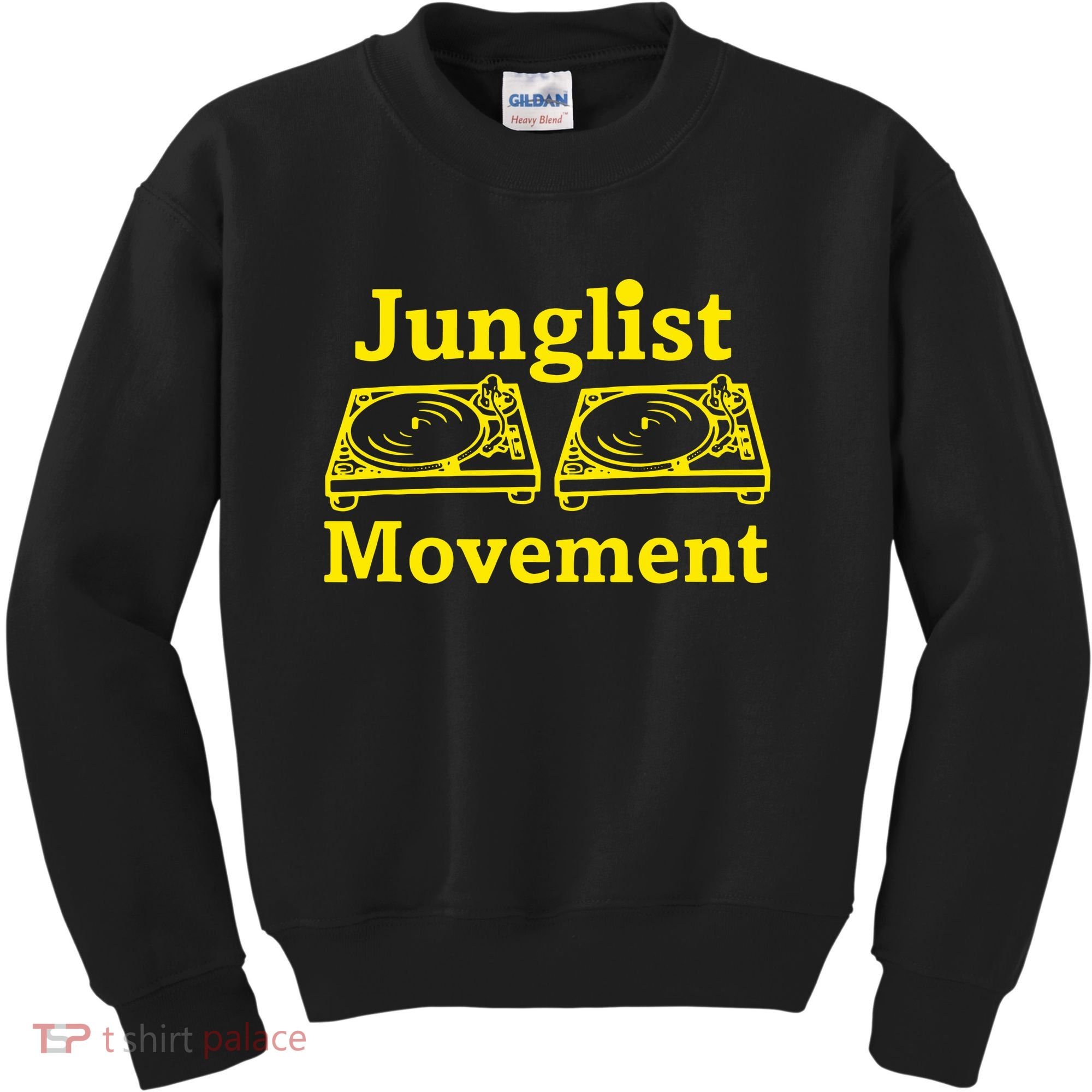 Junglist Movement Dj Turntables Kids Sweatshirt