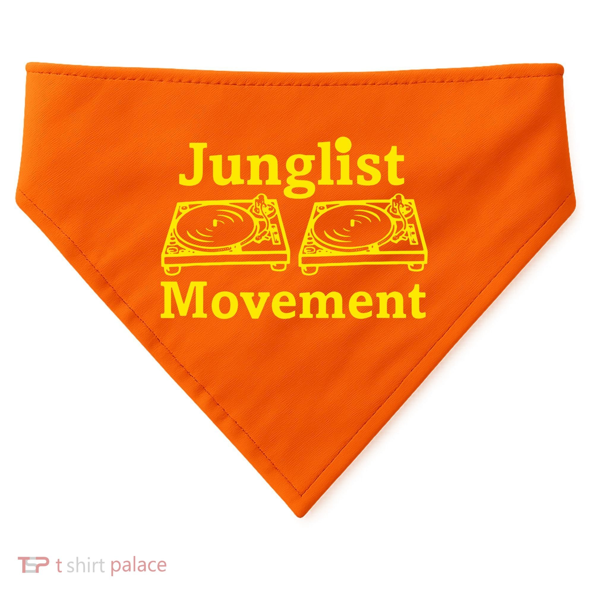 Junglist Movement Dj Turntables USA-Made Doggie Bandana