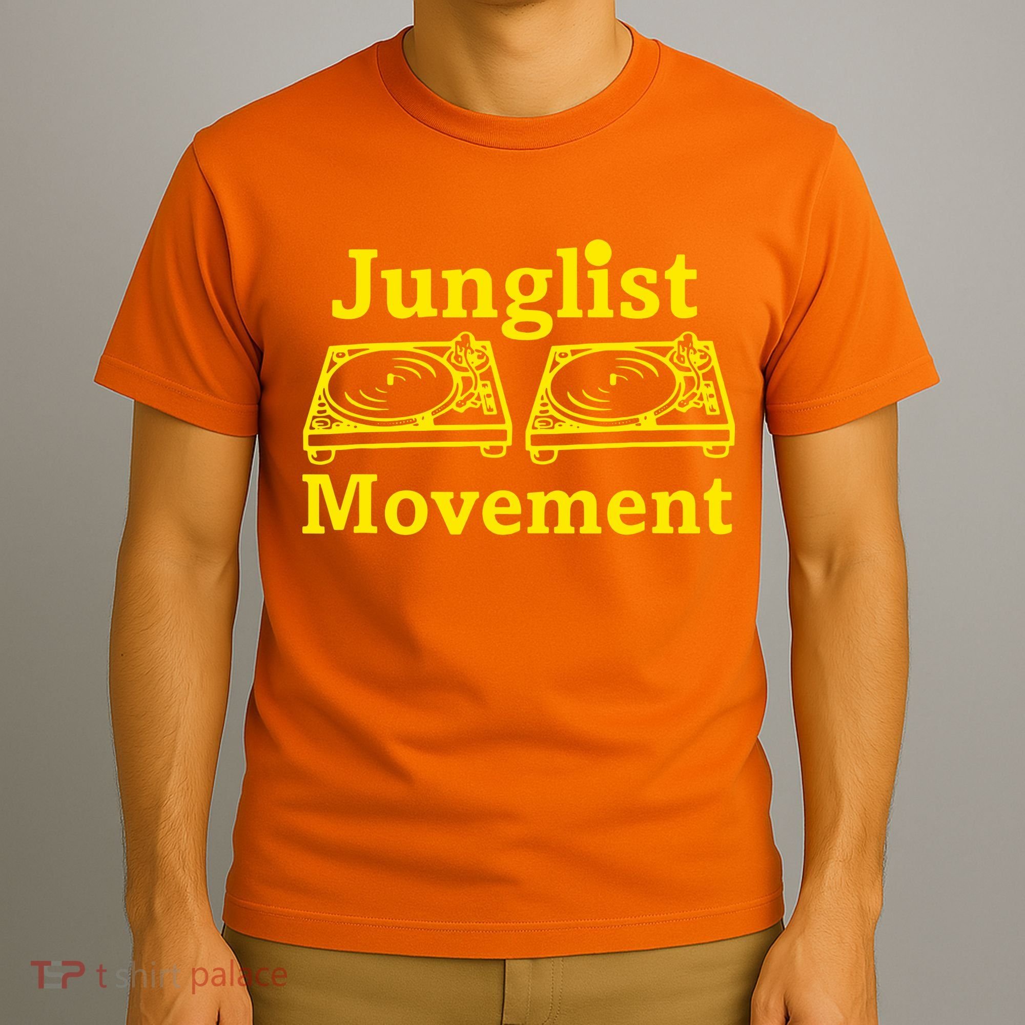 Junglist Movement Dj Turntables T-Shirt
