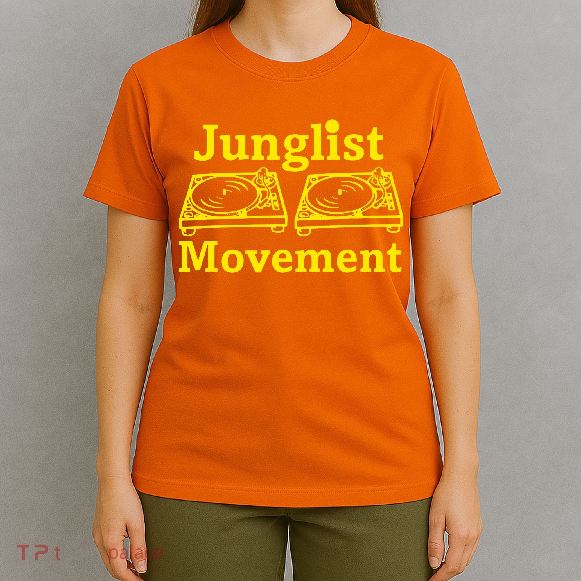 Junglist Movement Dj Turntables T-Shirt