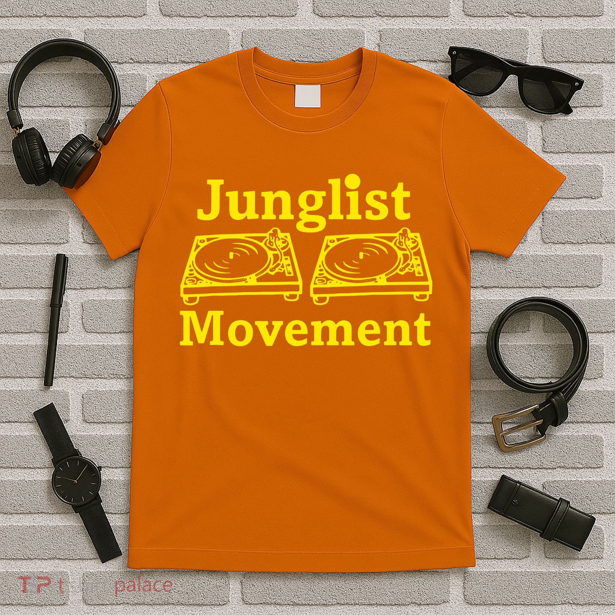 Junglist Movement Dj Turntables T-Shirt