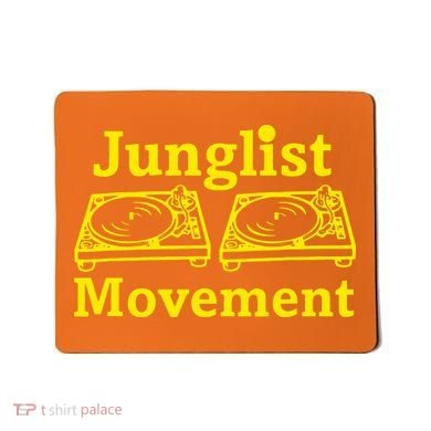 Junglist Movement Dj Turntables Mousepad