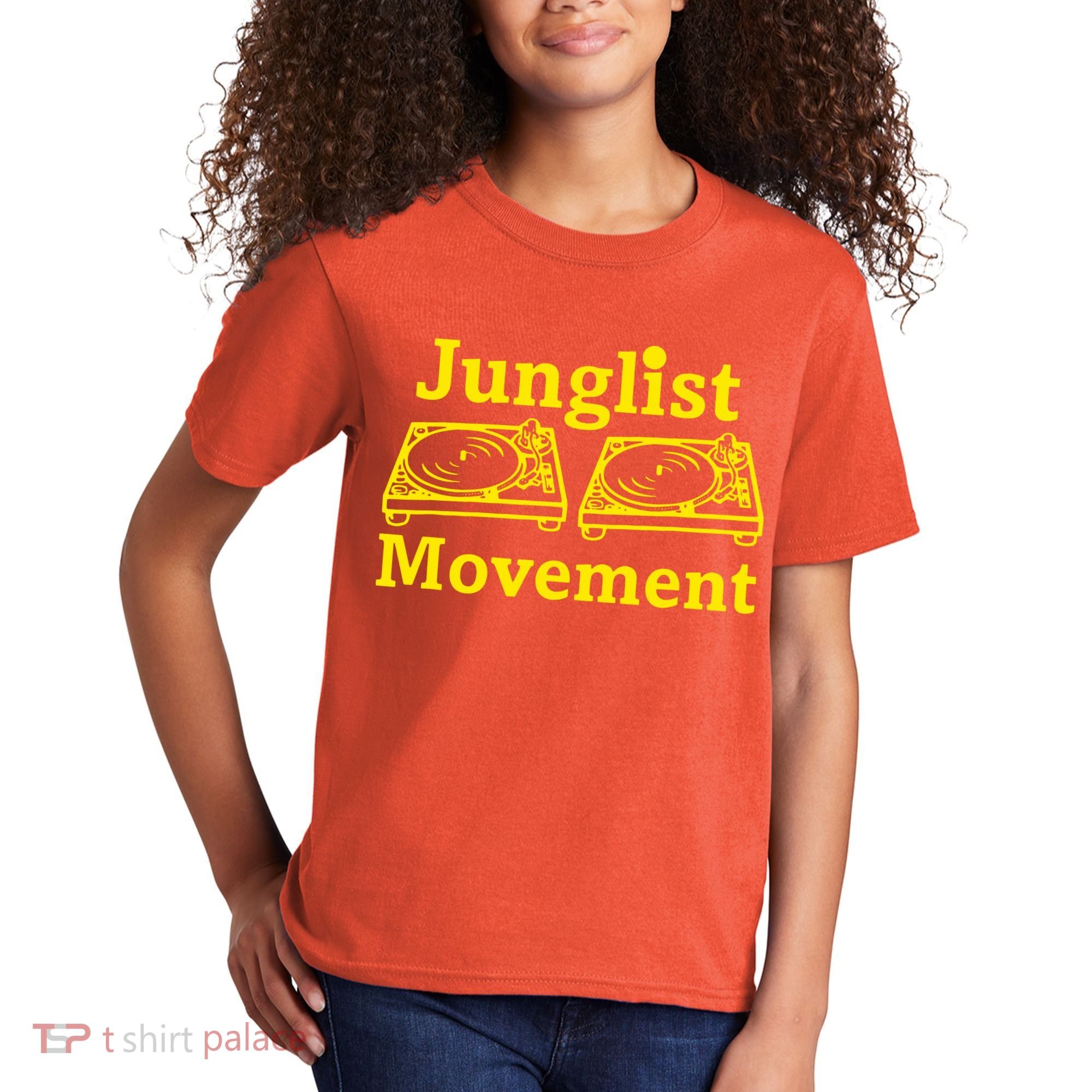 Junglist Movement Dj Turntables Kids T-Shirt
