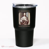 Jesus More Espresso And Less Depresso Retro Coffee Lovers Tumbler thumb 0