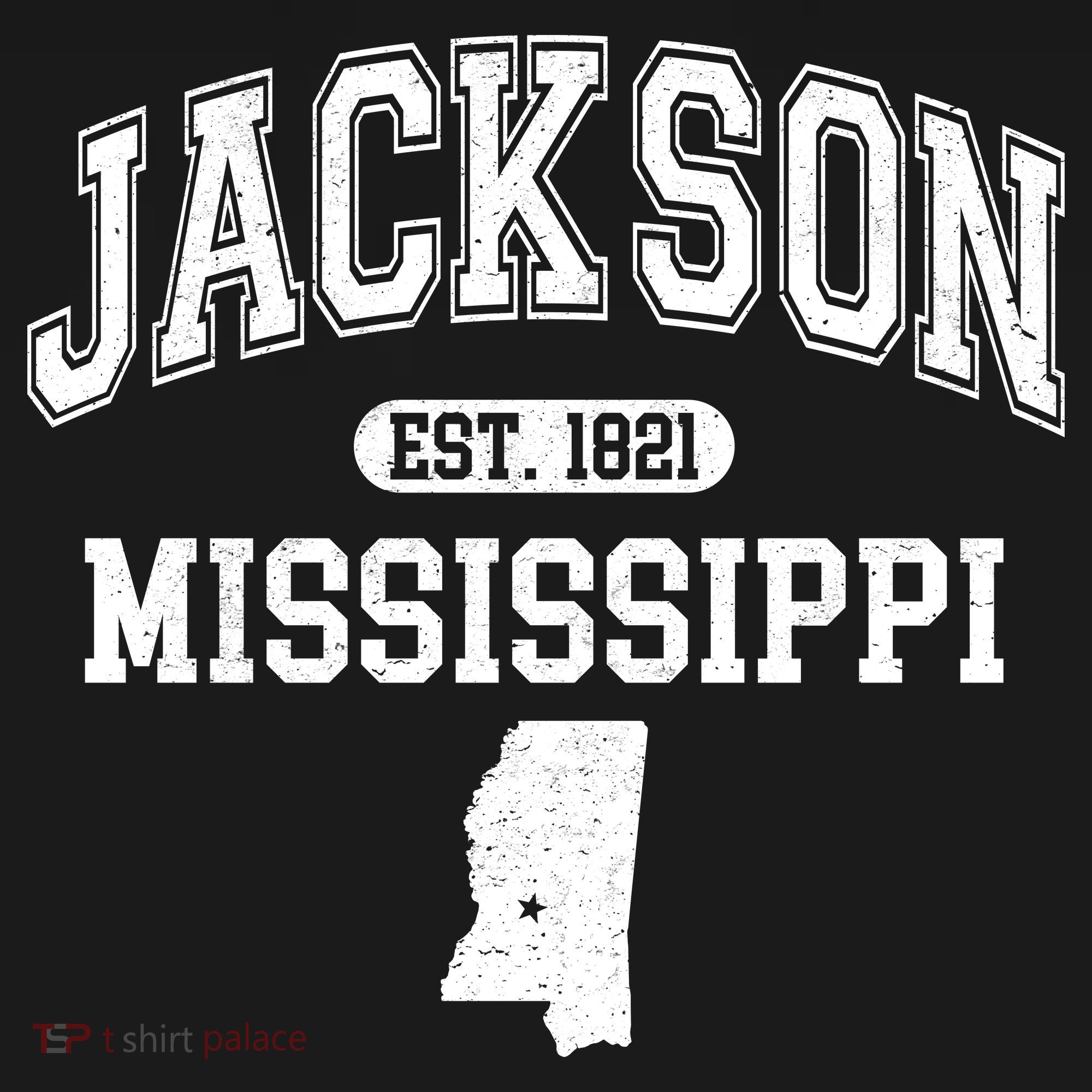 Jackson Mississippi Est 1821 Varsity Backpack