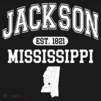 Jackson Mississippi Est 1821 Varsity Ornament thumb 1