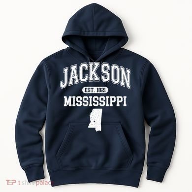 Jackson Mississippi Est 1821 Varsity Hoodie