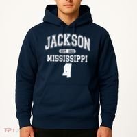 Jackson Mississippi Est 1821 Varsity Hoodie thumb 2