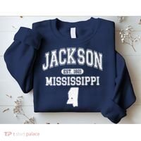 Jackson Mississippi Est 1821 Varsity Sweatshirt thumb 2