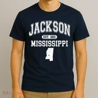 Jackson Mississippi Est 1821 Varsity T-Shirt thumb 3
