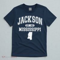 Jackson Mississippi Est 1821 Varsity T-Shirt thumb 5