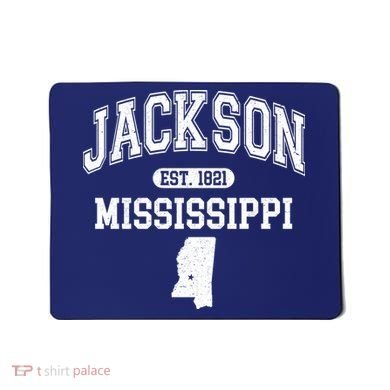 Jackson Mississippi Est 1821 Varsity Mousepad