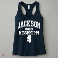 Jackson Mississippi Est 1821 Varsity Women's Tank Top thumb 3