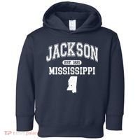 Jackson Mississippi Est 1821 Varsity Toddler Hoodie thumb 0