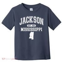 Jackson Mississippi Est 1821 Varsity Toddler T-Shirt thumb 0