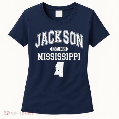 Jackson Mississippi Est 1821 Varsity Women's T-Shirt