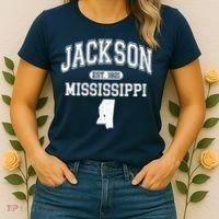 Jackson Mississippi Est 1821 Varsity Women's T-Shirt thumb 2