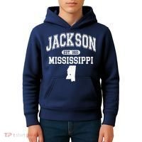 Jackson Mississippi Est 1821 Varsity Kids Hoodie thumb 4
