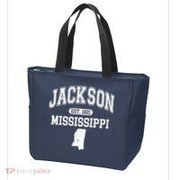 Jackson Mississippi Est 1821 Varsity Tote Bag thumb 3